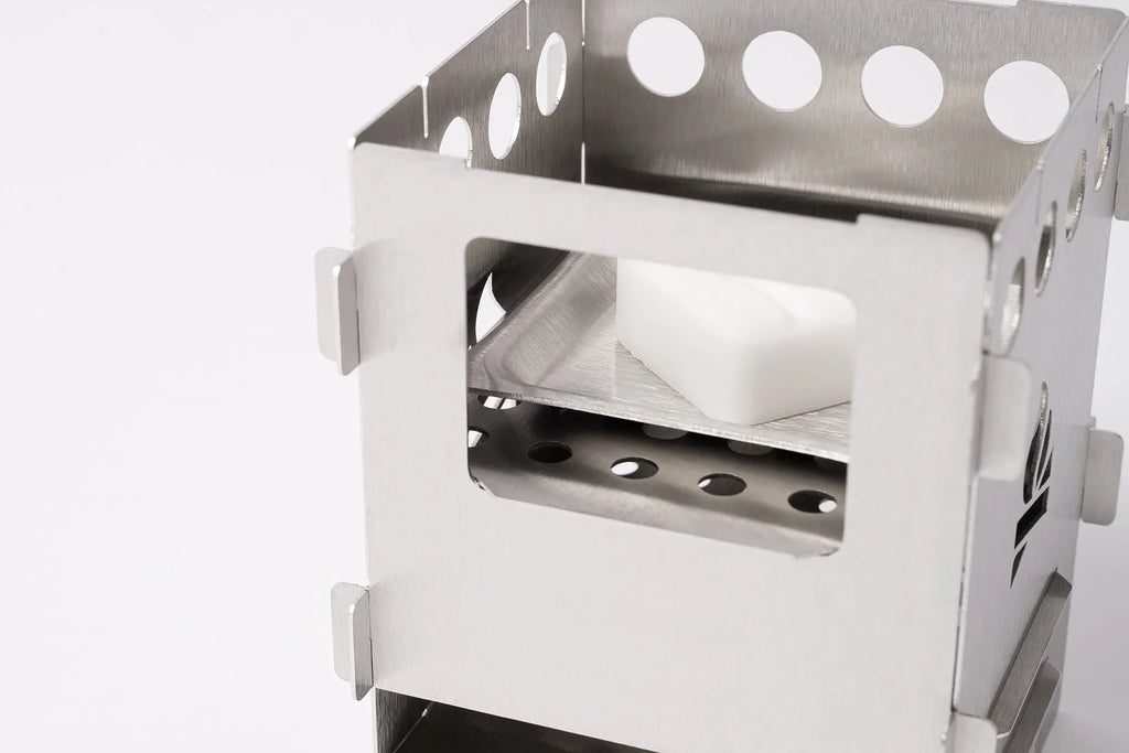 BE Bushbox Fuel Tray (Stainless / Titanium)