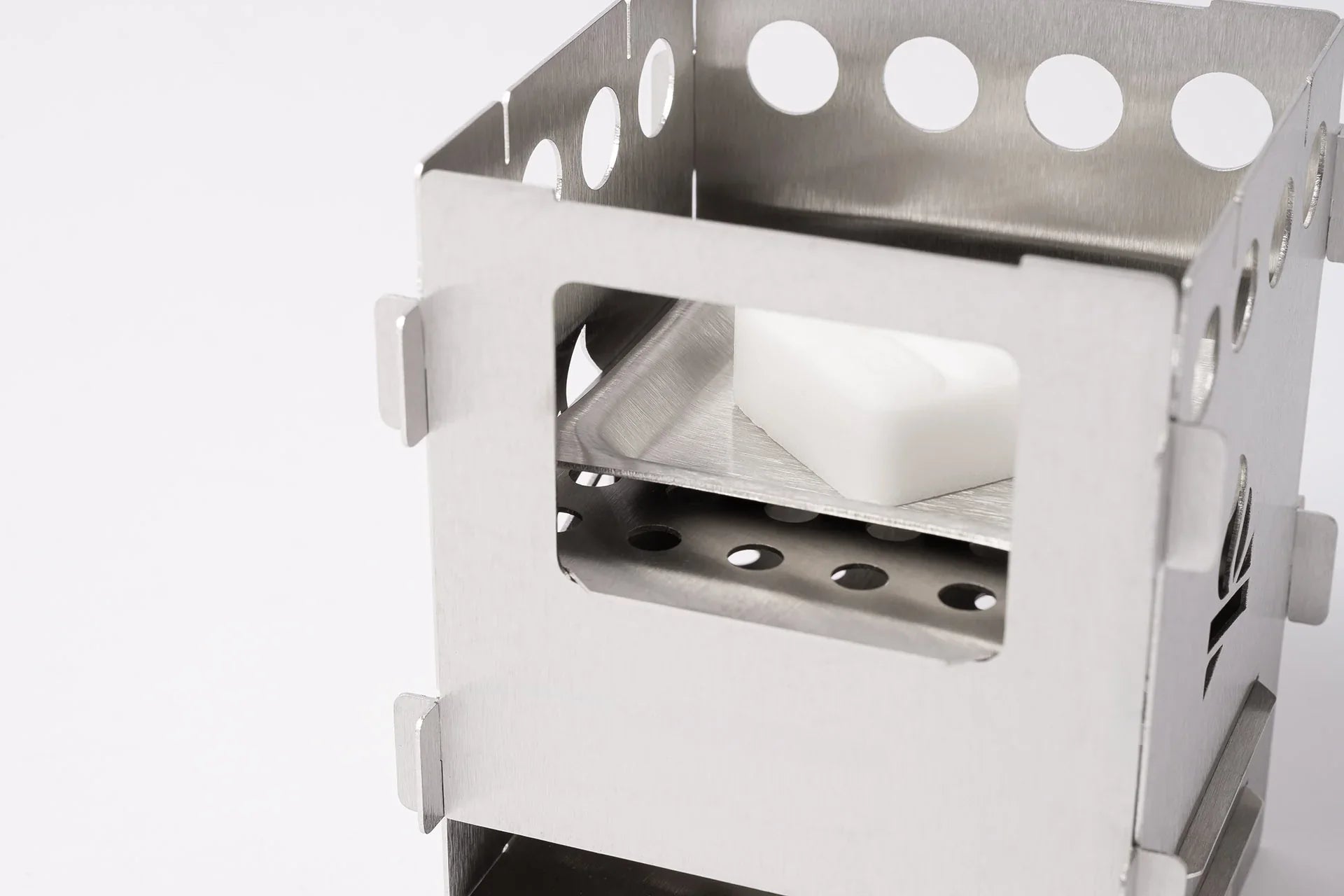 BE Bushbox Fuel Tray (Stainless / Titanium)