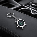 Creative Rudder Compass Style Keychain, Rudder Compass Rudder Compass