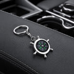 Creative Rudder Compass Style Keychain, Rudder Compass Rudder Compass