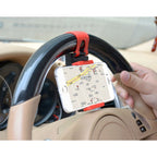 For iPhone, Galaxy, Huawei, Xiaomi, LG, HTC and Other Smart Phones, Steering Wheel Bracket Steering Wheel Bracket
