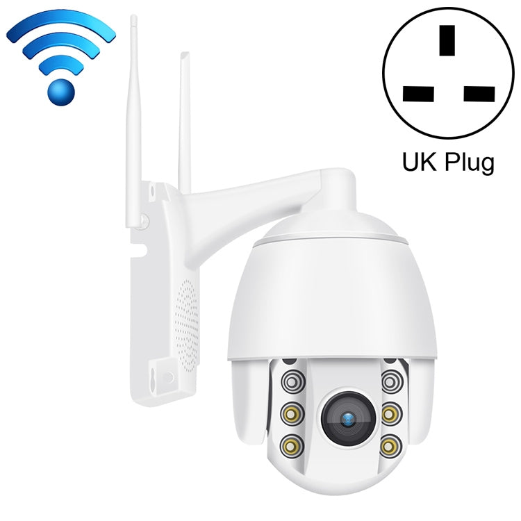 QX2 1080P HD 360 Degrees Panoramic WiFi Day and Night Full-color IP66 Waterproof Smart Camera, Support Motion Detection / Two-way Voice / TF Card, US Plug, WiFi Version – Waterproof WiFi Version BM1112UK