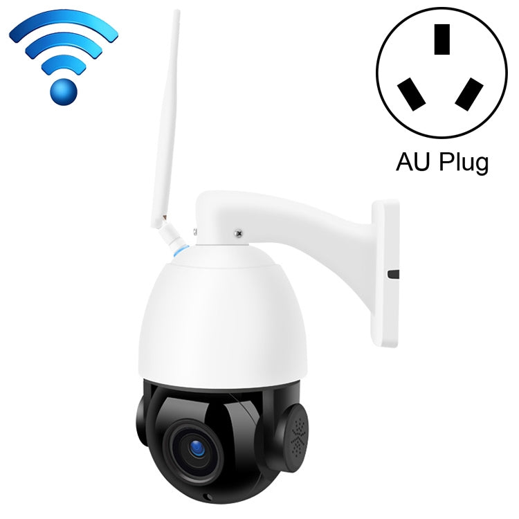 QX5 2.0 Million Pixels 1080P HD 20X Zoom Wireless WiFi Dome Smart Camera, Support Infrared Night Vision / Motion Detection / Voice Intercom / TF Card, AU Plug, WiFi Version – Waterproof, Aluminum Alloy WiFi Version BM1116AU