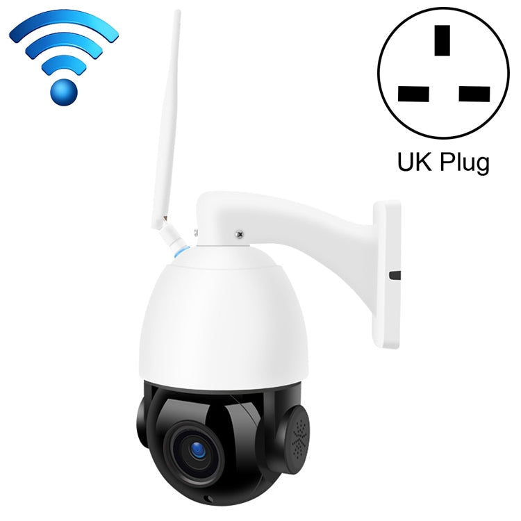 QX5 2.0 Million Pixels 1080P HD 20X Zoom Wireless WiFi Dome Smart Camera, Support Infrared Night Vision / Motion Detection / Voice Intercom / TF Card, AU Plug, WiFi Version – Waterproof, Aluminum Alloy WiFi Version BM1116UK