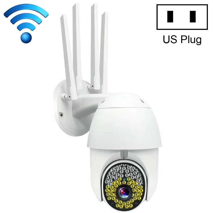 QX38 1080P WiFi High-definition Surveillance Camera Outdoor Dome Camera, Support Night Vision & Two-way Voice & Motion Detection, QX38 – Waterproof QX38 US Plug