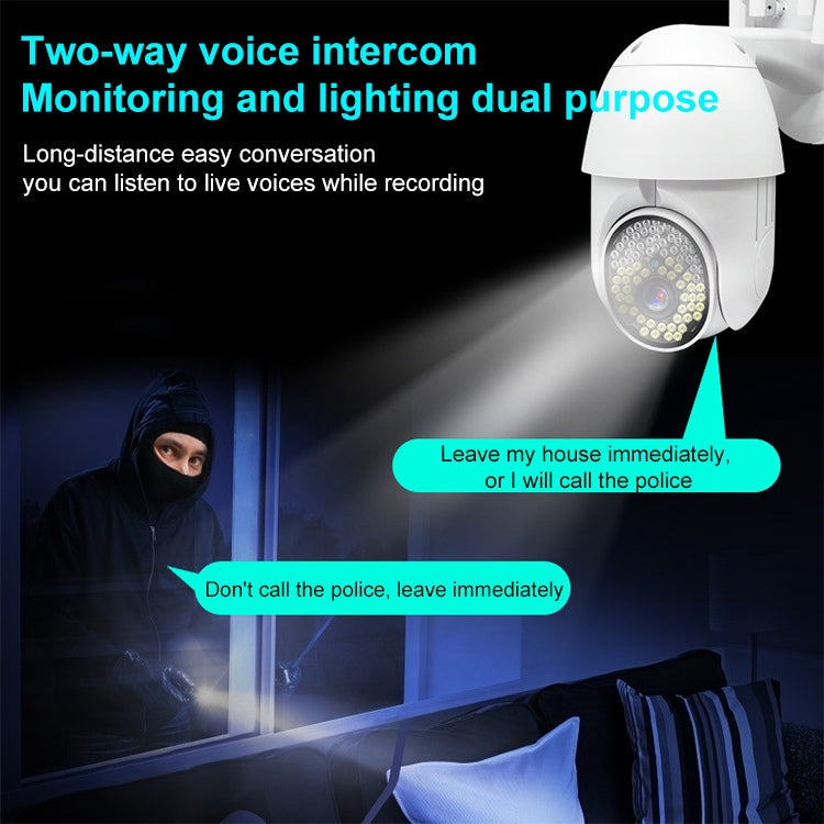 QX38 1080P WiFi High-definition Surveillance Camera Outdoor Dome Camera, Support Night Vision & Two-way Voice & Motion Detection, QX38 – Waterproof