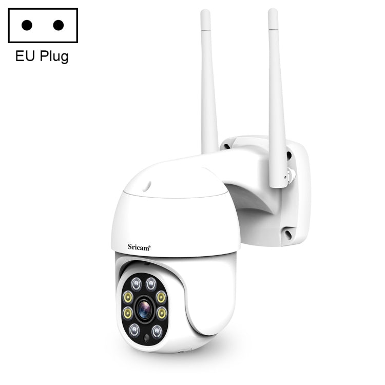 Sricam SP028 1080P HD Outdoor PTZ Camera, Support Two Way Audio / Motion Detection / Humanoid Detection / Color Night Vision / TF Card, US Plug, SP028 AU Plug, SP028 EU Plug, SP028 UK Plug, SP028 US Plug – TPU SP028 EU Plug BM1233EU