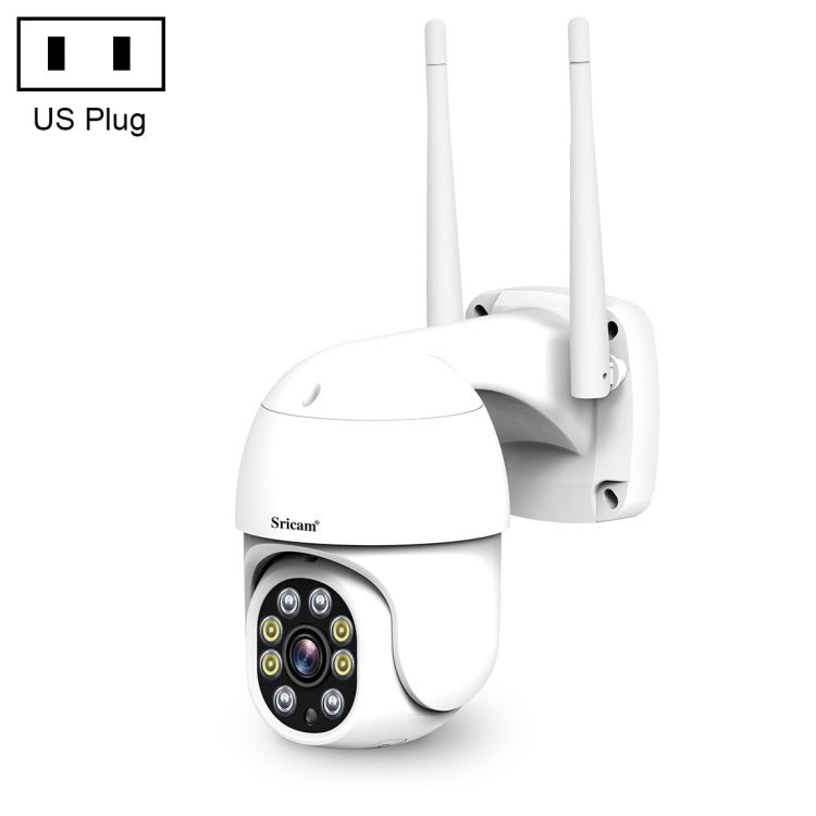 Sricam SP028 1080P HD Outdoor PTZ Camera, Support Two Way Audio / Motion Detection / Humanoid Detection / Color Night Vision / TF Card, US Plug, SP028 AU Plug, SP028 EU Plug, SP028 UK Plug, SP028 US Plug – TPU SP028 US Plug BM1233US