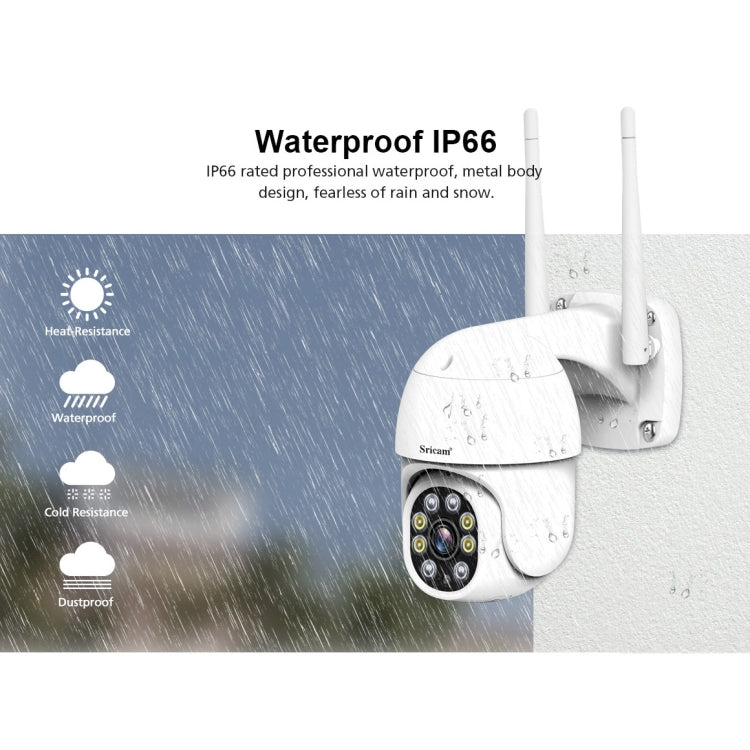 Sricam SP028 1080P HD Outdoor PTZ Camera, Support Two Way Audio / Motion Detection / Humanoid Detection / Color Night Vision / TF Card, US Plug, SP028 AU Plug, SP028 EU Plug, SP028 UK Plug, SP028 US Plug – TPU