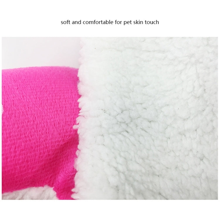 Strawberry Shaped Foldable Short Plush Pet House Nest, Size: L, Red, Size L, Pink, Size L, Purple, Size L