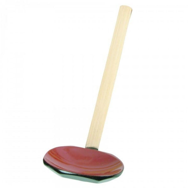 Red Bamboo Soup Spoon 70mm x 190mm Default Title
