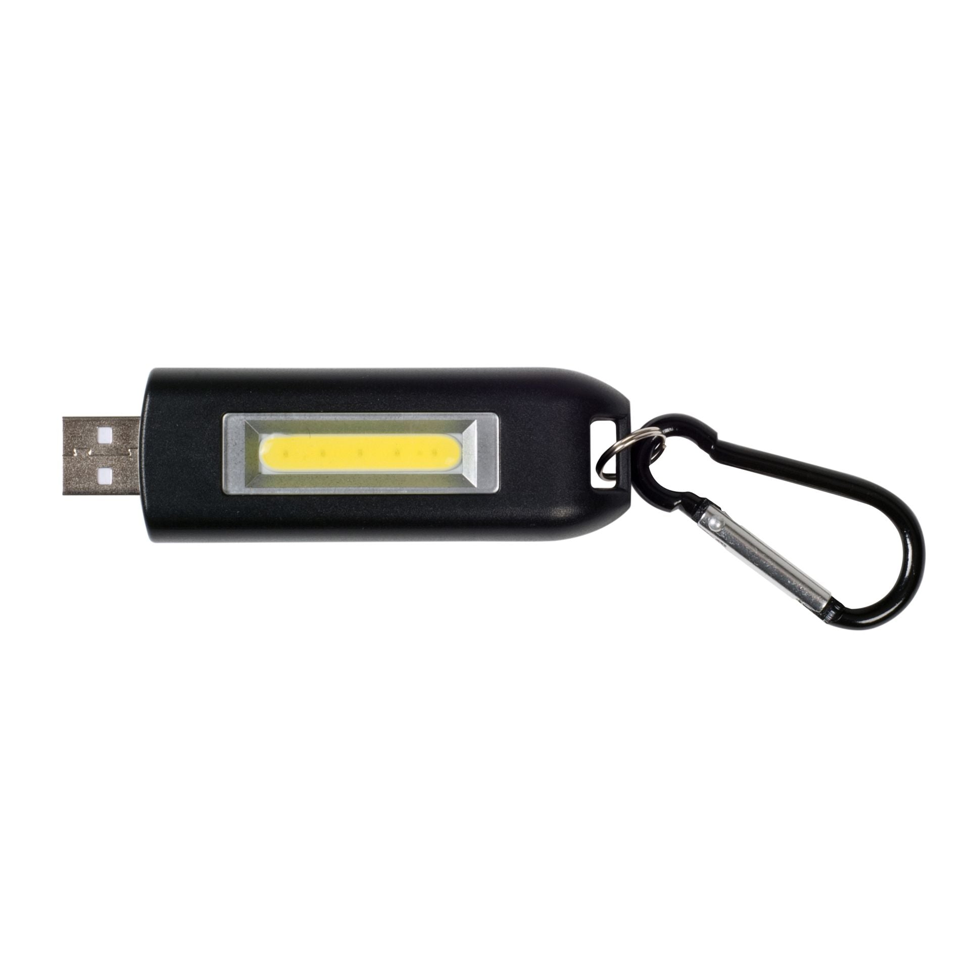 Basic Nature LED Keychain 'USB' Black