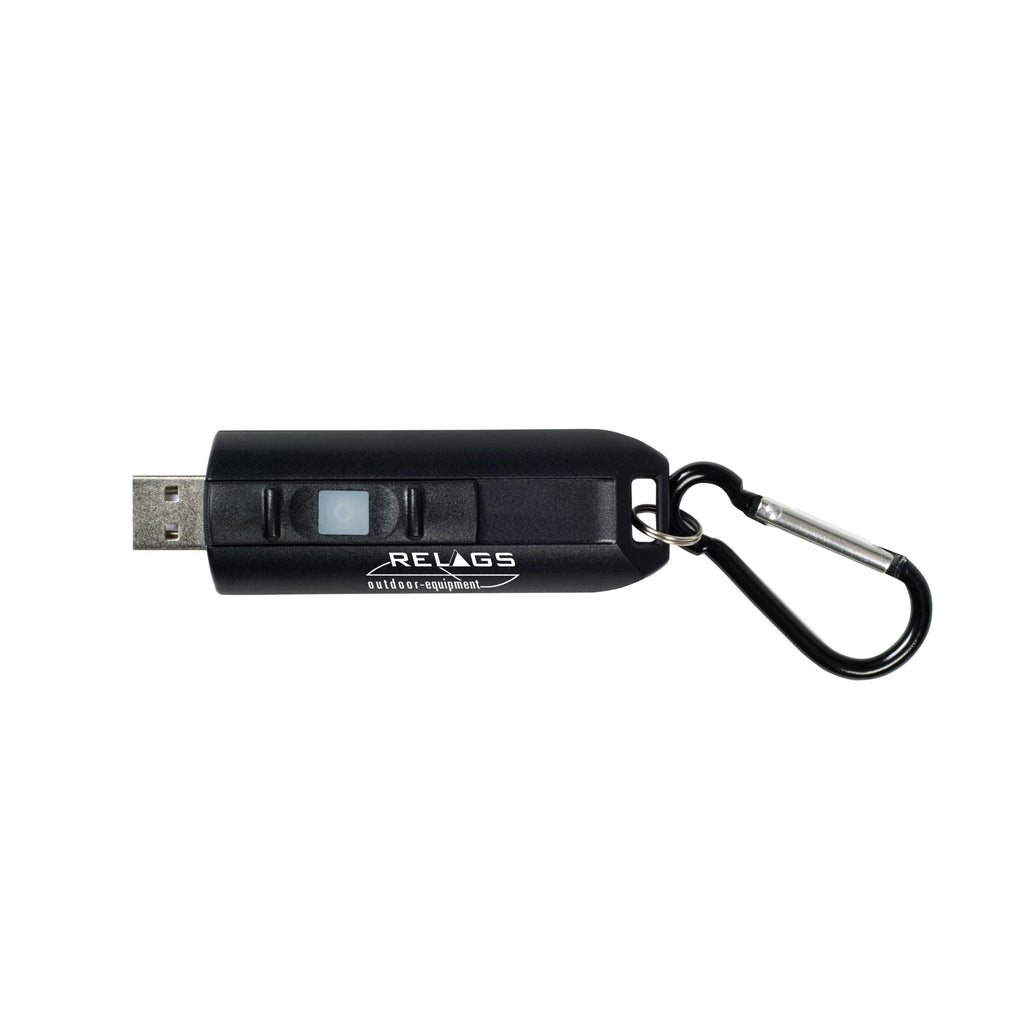 Basic Nature LED Keychain 'USB' Black