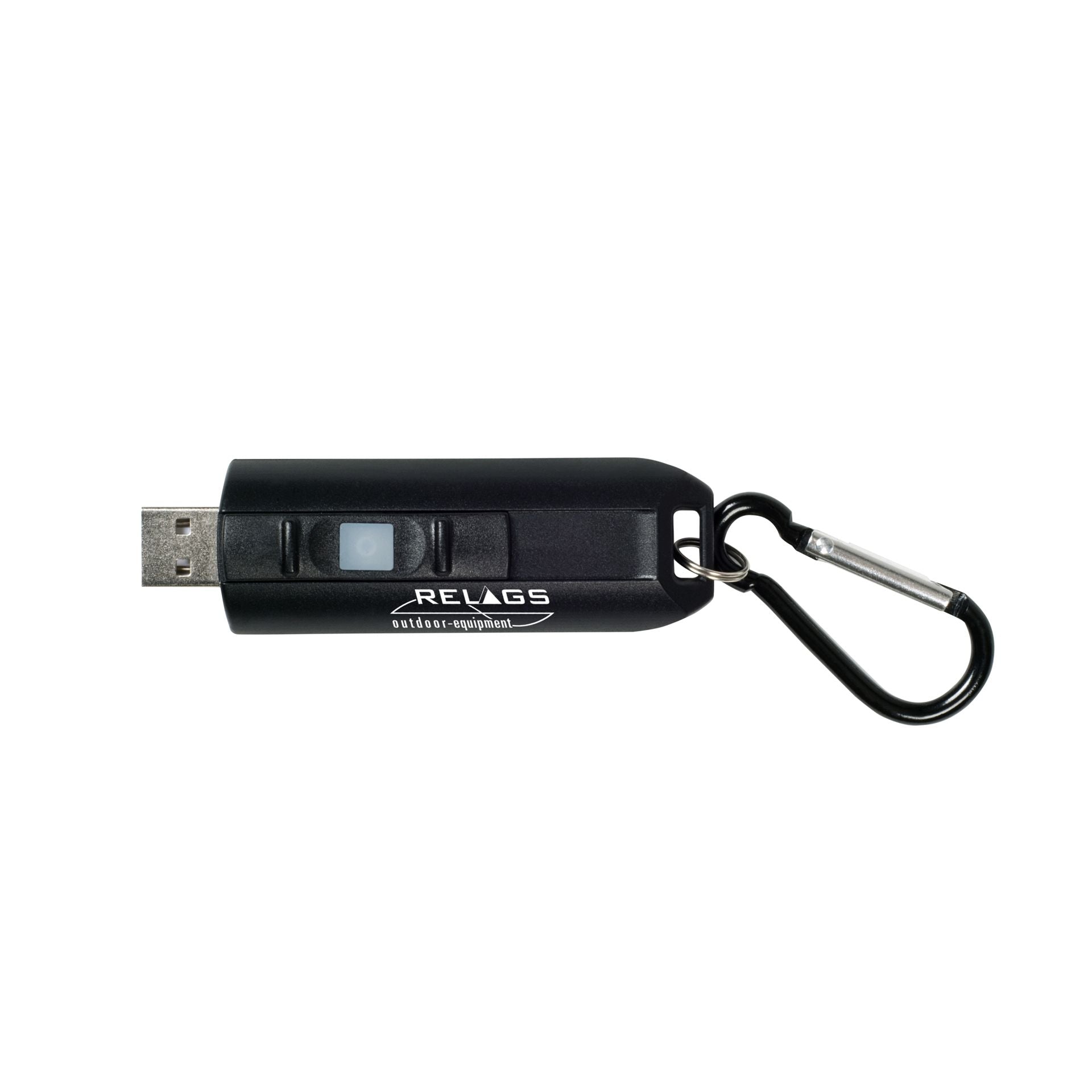 Basic Nature LED Keychain 'USB' Black