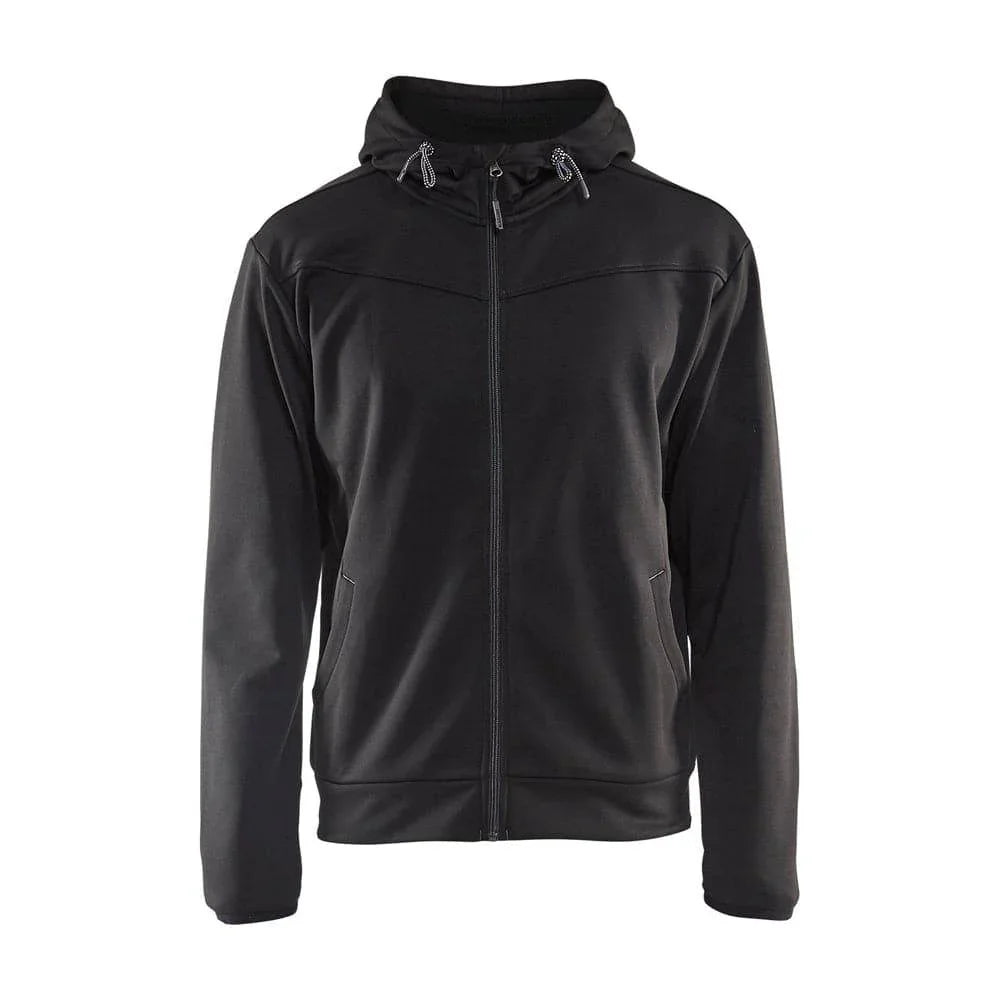 Blåkläder 3363 Work Hoodie with Full Zip Black Dark grey