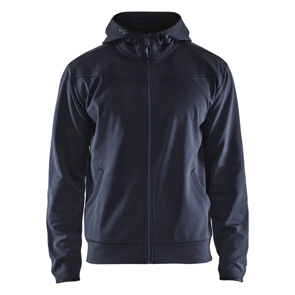 Blåkläder 3363 Work Hoodie with Full Zip Dark navy Black