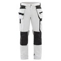Blaklader 1079 4-Way Stretch Painters Holster Pocket Work Trousers White Dark grey