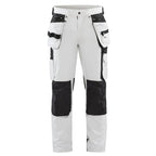 Blaklader 1079 4-Way Stretch Painters Holster Pocket Work Trousers White Dark grey