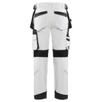 Blaklader 1079 4-Way Stretch Painters Work Trousers White/Dark Grey / 34" Waist, Regular Leg
