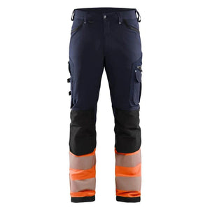 Navy blue/Orange