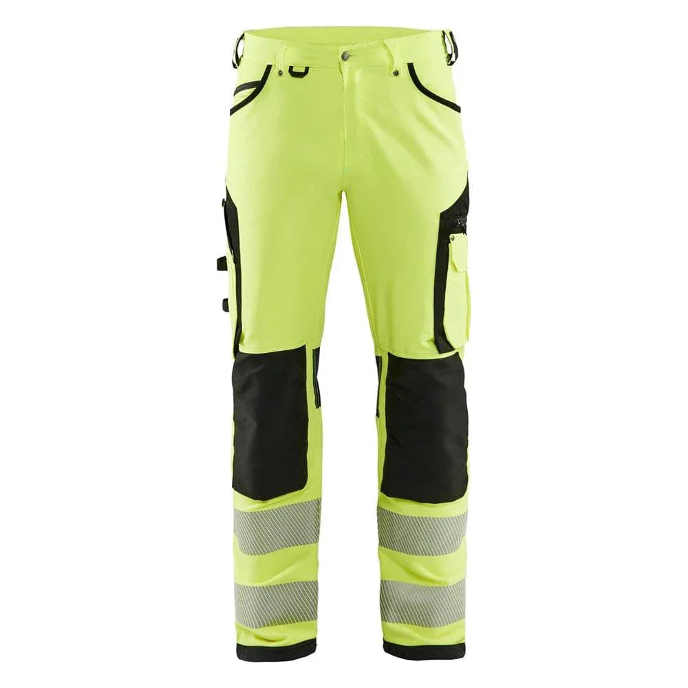 Blaklader 1197 Hi-Vis 4-Way Stretch Work Trousers Hi-vis yellow Black