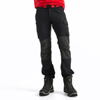 Blaklader 1422 4-Way Stretch Service Work Trousers Black / Red