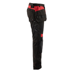 Blaklader 1555 Holster Pocket Craftsmen Work Trousers Black / Red