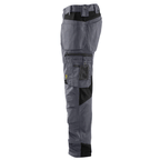 Blaklader 1555 Holster Pocket Craftsmen Work Trousers Grey / Black