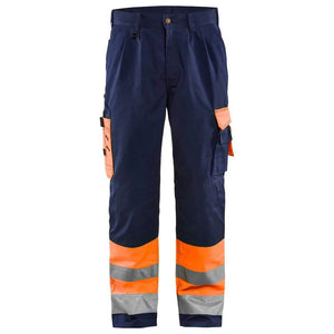 Orange/Navy blue