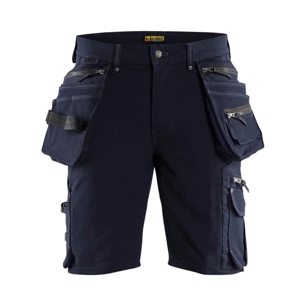 Blaklader 1988 Craftsmen 4-Way Stretch Holster Pocket Work Shorts X1900 Dark navy Black