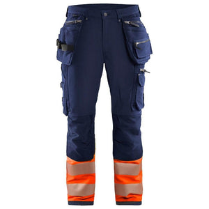 Navy blue/Orange