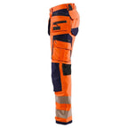 Blaklader 1997 Hi-Vis 4-Way Stretch Holster Pocket Kneepad Work Trousers 36" Waist Short Leg D96