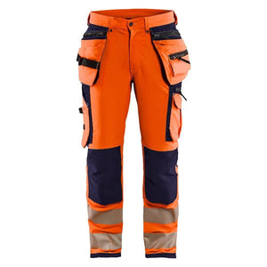 Orange/Navy blue