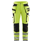 Blaklader 1997 Hi-Vis 4-Way Stretch Holster Pocket Kneepad Work Trousers Hi-vis yellow Black