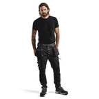 Blaklader 1999 Craftmens Denim Holster Pocket Stretch Work Trouser X1900 Black