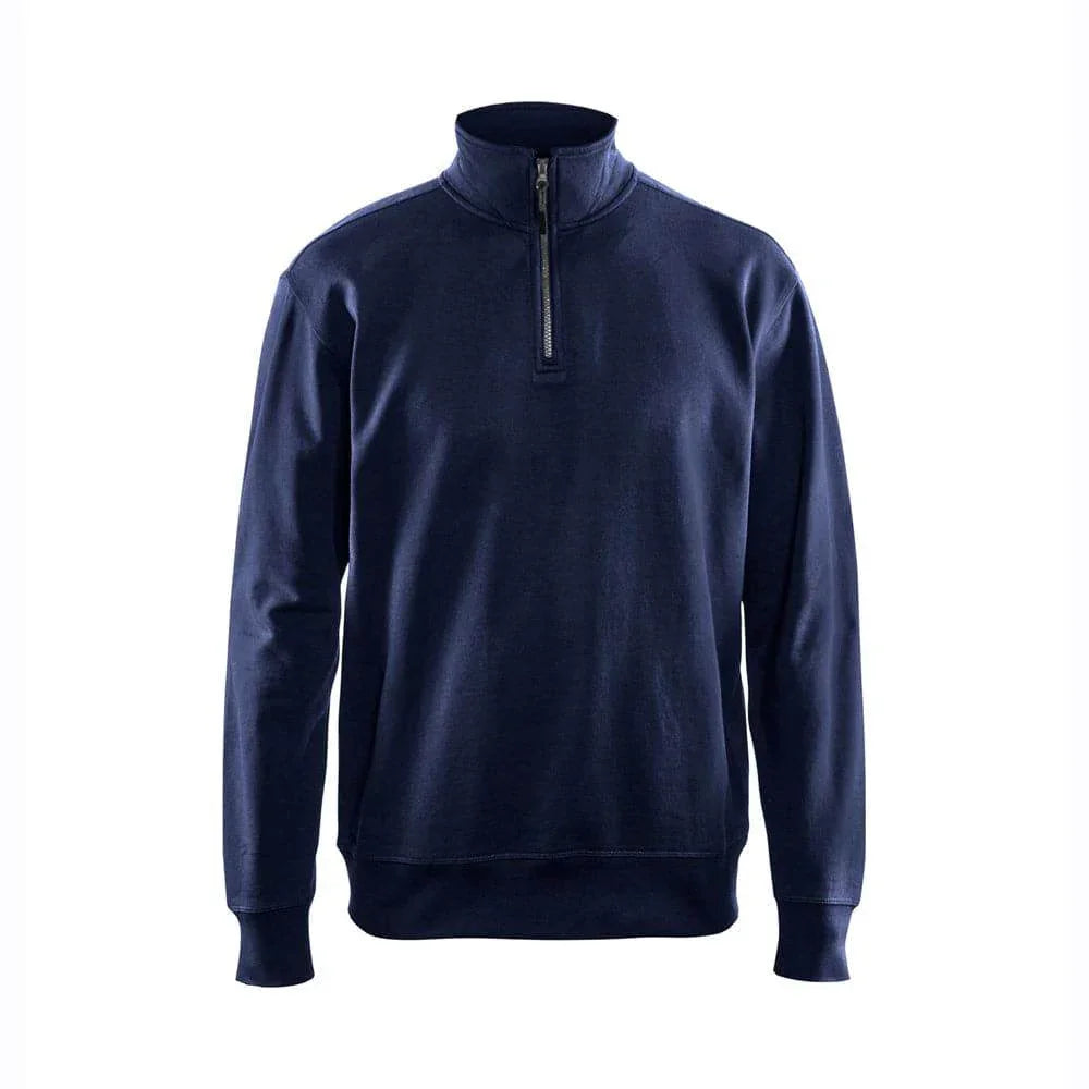Blaklader 3369 1/4 Zip Sweatshirt Navy blue