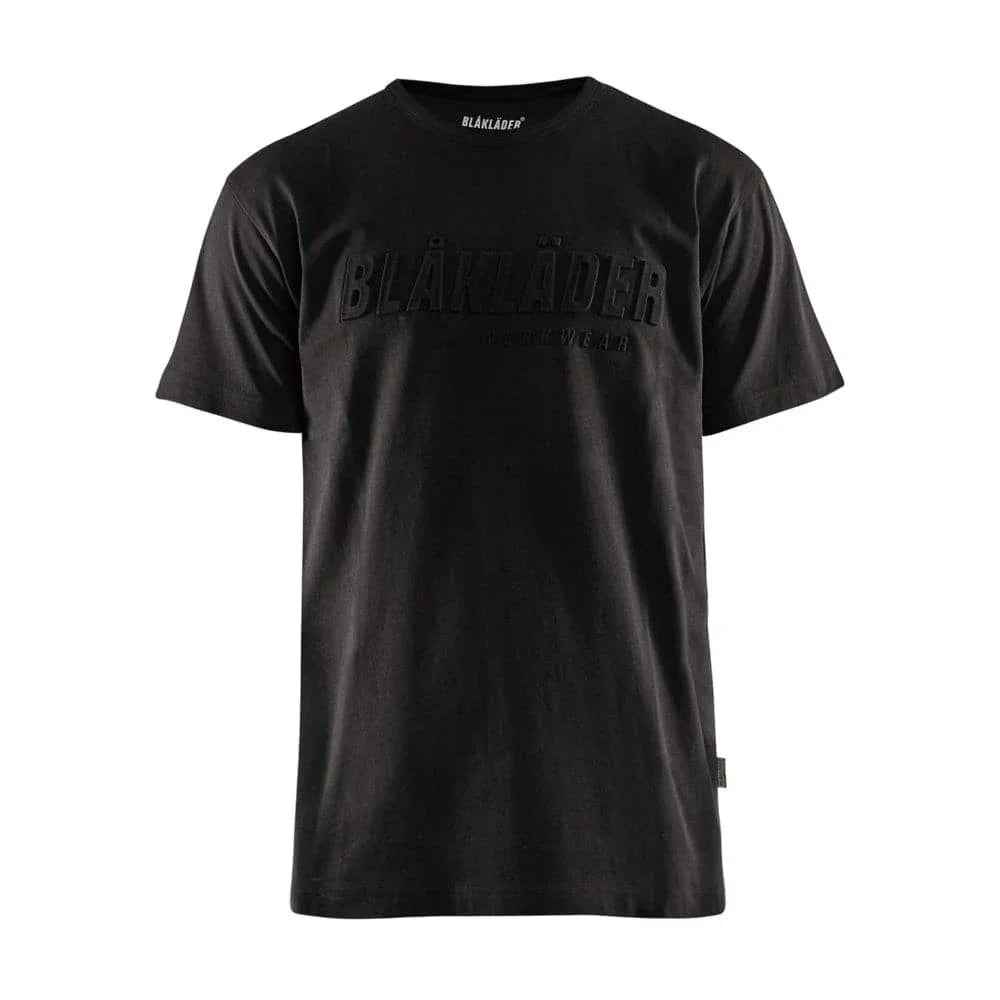Blaklader 3531 3D Design Cotton Crew Neck Work T-Shirt Black