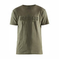 Blaklader 3531 3D Design Cotton Crew Neck Work T-Shirt Autumn Green