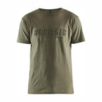 Blaklader 3531 3D Design Cotton Crew Neck Work T-Shirt Autumn Green