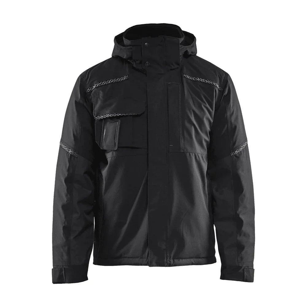 Blaklader 4881 Waterproof and Windproof Winter Jacket Hooded Black Large