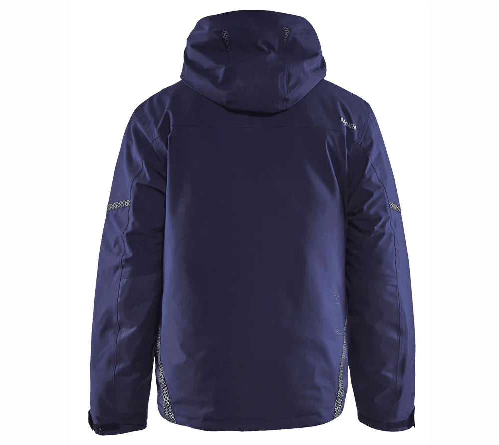 Blaklader 4881 Waterproof and Windproof Winter Jacket Hooded Navy Blue Large