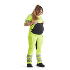 Blaklader 7100 Womens Hi-Vis 4-Way Stretch Maternity Work Trousers Hi-vis yellow Black