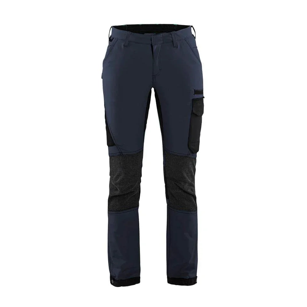 Blaklader 7122 Womens 4-Way Stretch Service Work Trouser Dark navy Black