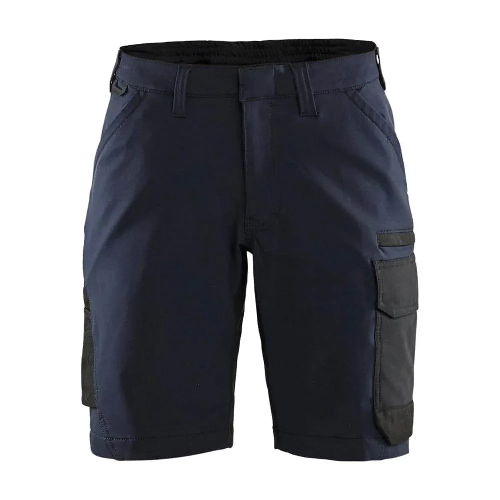 Blaklader 7123 4-Way Stretch Womens Service Shorts Dark navy Black