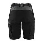 Blaklader 7123 4-Way Stretch Womens Service Shorts Black/Dark grey / UK 14, Regular Leg