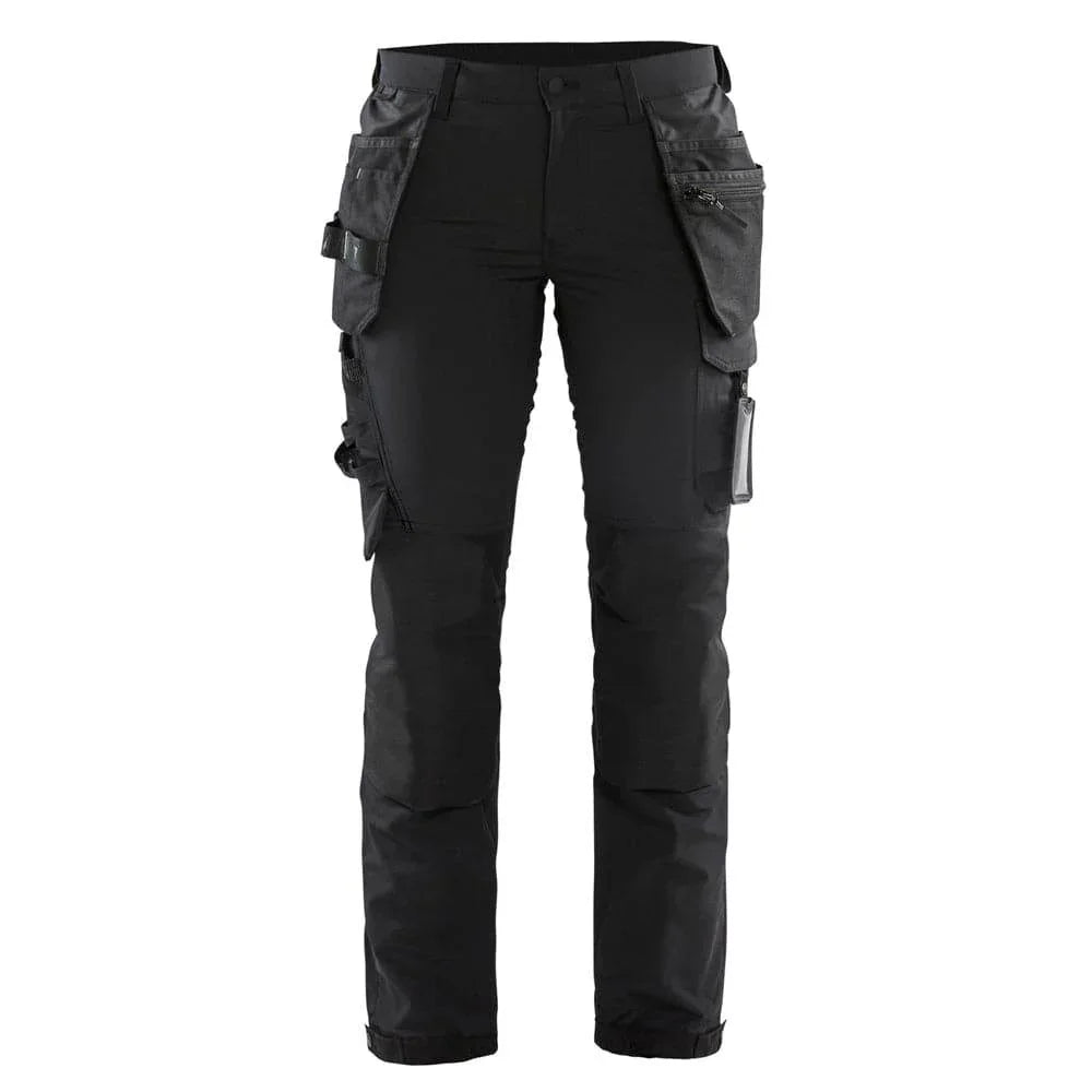 Blaklader 7192 Women's 4-Way Stretch Holster Pocket Work Trouser Black Dark grey