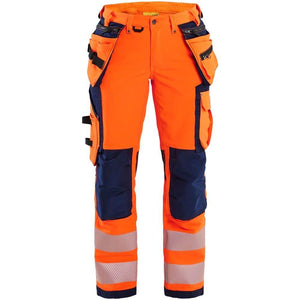 Orange/Navy blue
