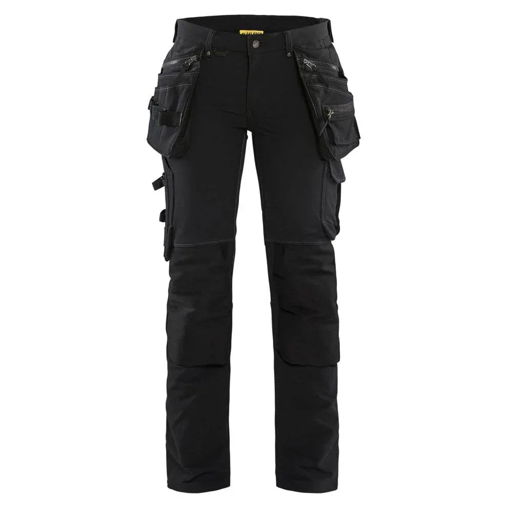 Blaklader 7198 Women's 4-Way Stretch Holster Pocket Work Trousers Black