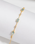 Essential Blue Topaz Jewellery Set in 18k Gold Vermeil
