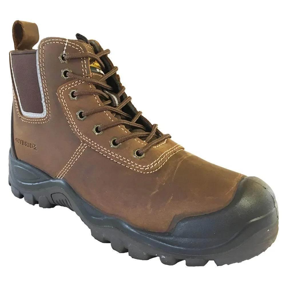 Buckler BHYB2 Anti-Scuff Safety Work Boots Brown Sizes 6-13 Mens Dealer Brown or Honey Brown